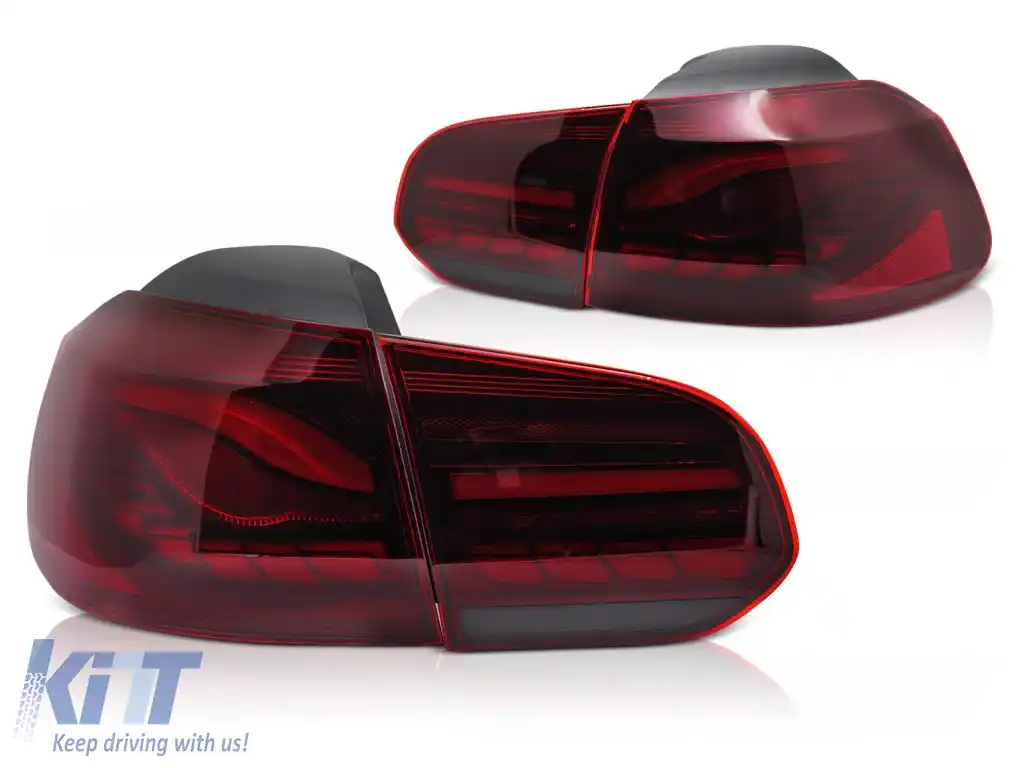 LUMINI TAIL LED ROȘII LED OLED potrivite pentru VW GOLF 6 08-13