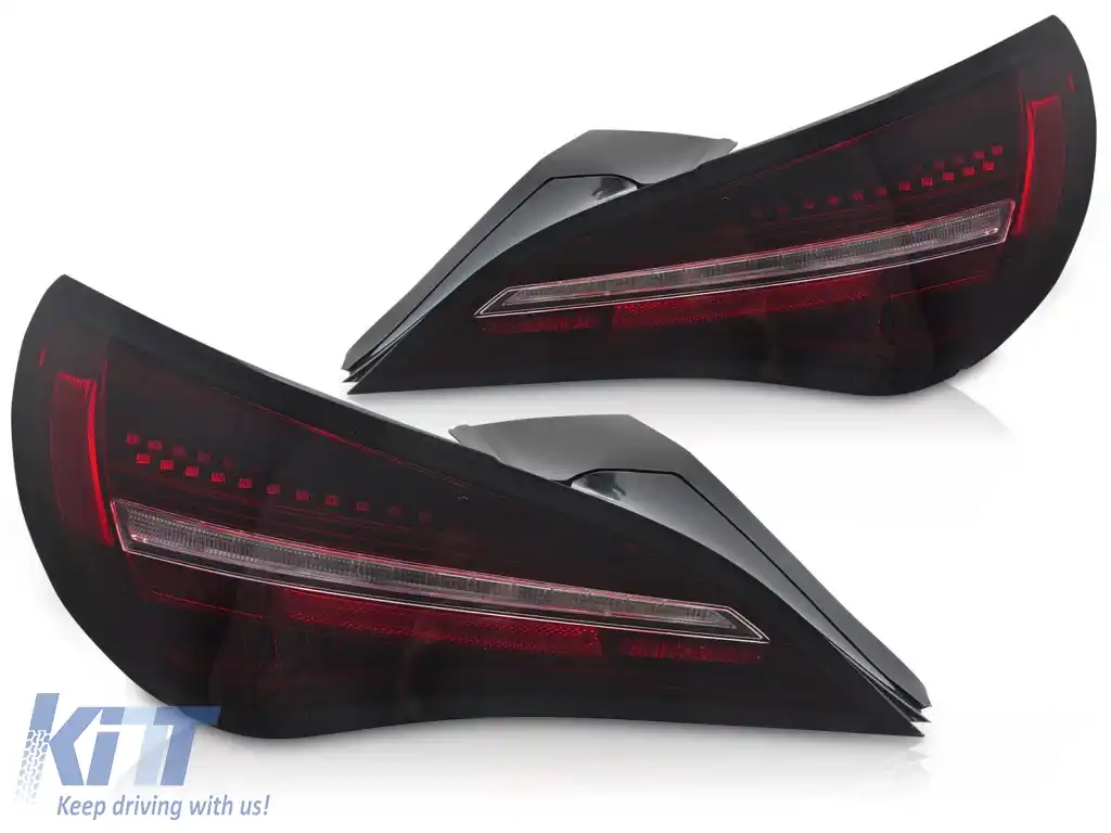 LUMINI TAIL LED SEQ NEGRU ROȘU potrivite pentru MERCEDES CLA C117 13-19 / X117 14-19 OE LED