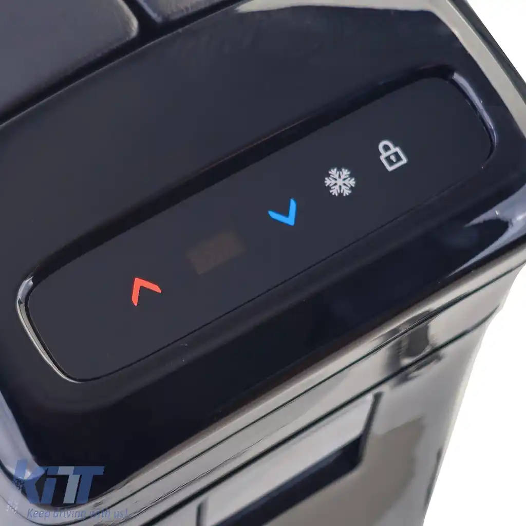 Luxus Consolă centrală cu frigider Negru Lucios potrivit pentru VW T6 T6.1-image-6257350