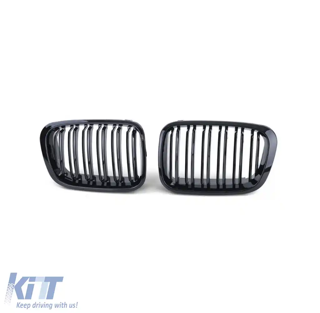 M BUMPERS potrivite pentru BMW 3 E46 SEDAN/COMBI 1998-2001 NEGRU PIANO-image-6260709
