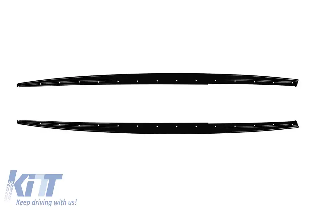 M Performance Design Design benzi de finisare potrivite pentru pragurile M pe BMW Seria 3 F30 sedan, F31 touring 2011-2019, lac negru