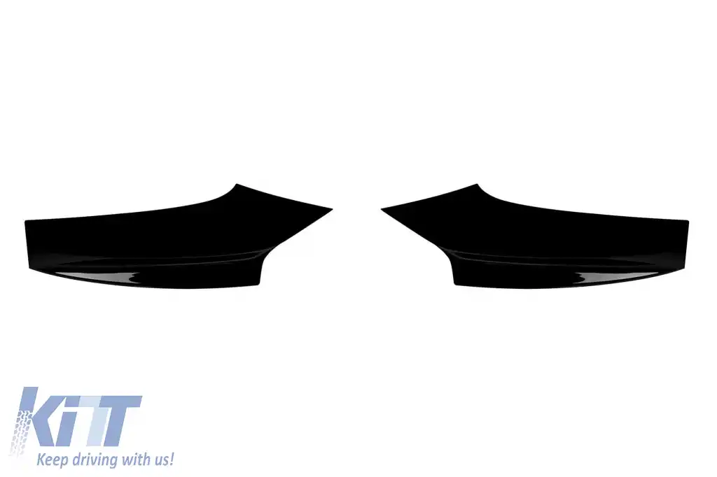 M Performance Design Design spoiler suitable for front M bumper for BMW 5 Series F10, F11 2010-2017, black lacquer-image-6261106