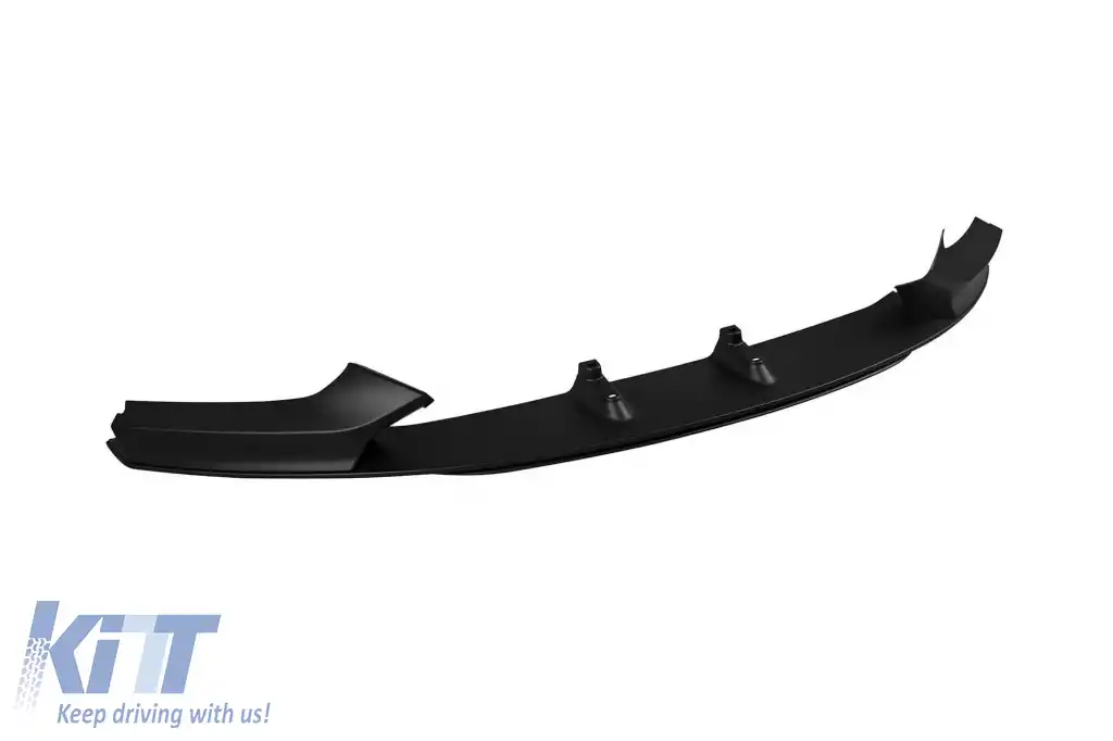 M Performance Design Design spoiler suitable for front M bumper on BMW Series 2 F22, F23 after 2013, black lacquer-image-6261113
