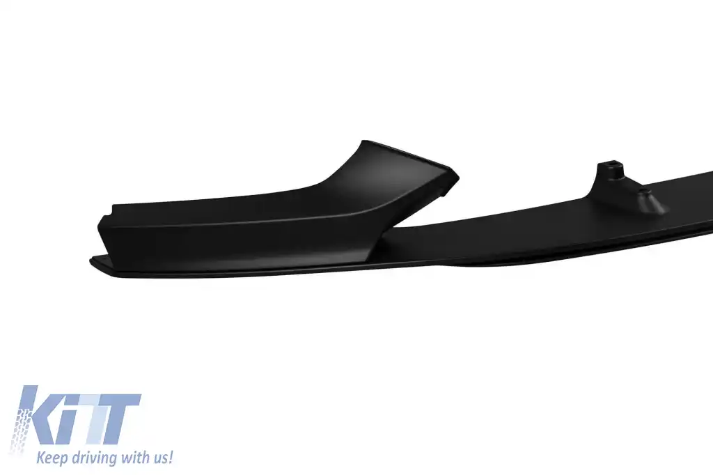M Performance Design Design spoiler suitable for front M bumper on BMW Series 2 F22, F23 after 2013, black lacquer-image-6261116