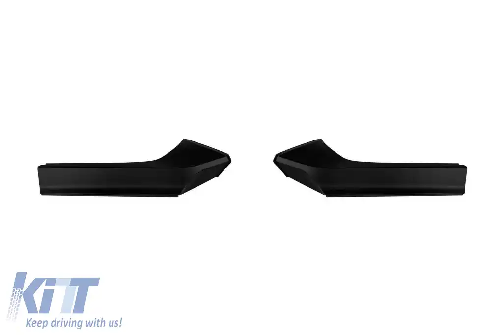 M Performance Design Design spoiler suitable for front M bumper on BMW Series 2 F22, F23 after 2013, black lacquer-image-6261117