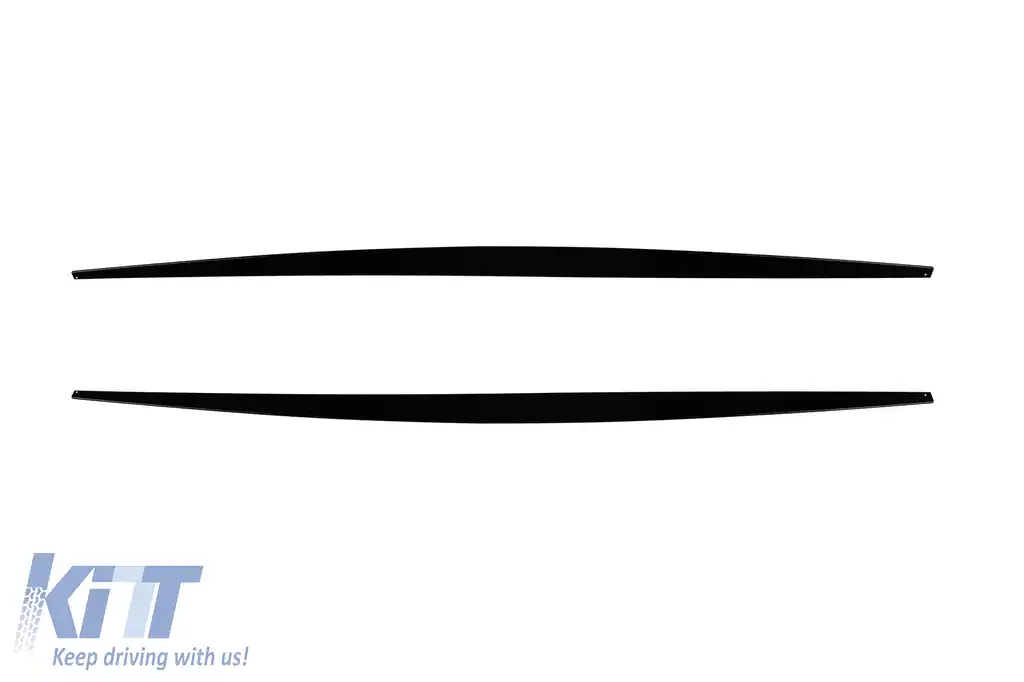 M Performance Design Design trim potrivit pentru M praguri laterale pe BMW Seria 1 F20, F21 2015-2019, lac negru