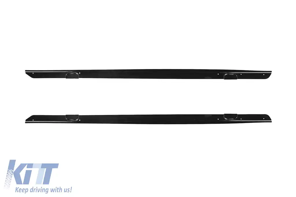 M Performance Design Design trim potrivit pentru M praguri laterale pe BMW Seria 2 F22 după 2013, lac negru