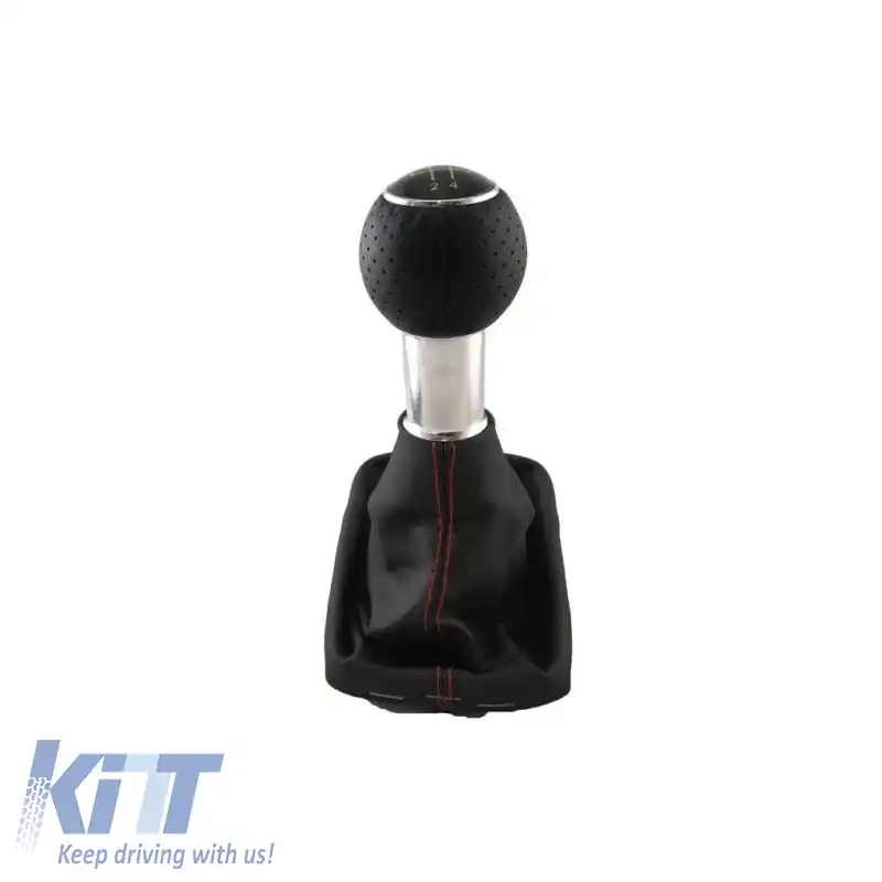 Mâner de schimb cu manșon negru potrivit pentru Audi A3 8L cu 5 viteze 12mm GK0241-image-6298400