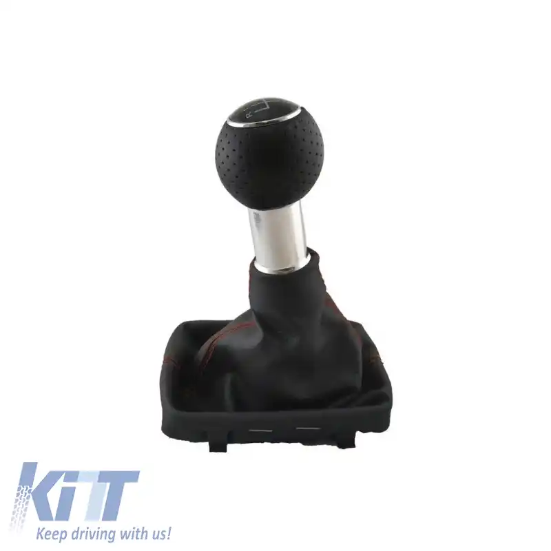 Mâner de schimb cu manșon negru potrivit pentru Audi A3 8L cu 5 viteze 12mm GK0241-image-6298401