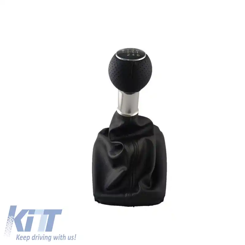 Mâner de schimb cu manșon negru potrivit pentru Audi A3 8L cu 6 viteze GK0203-image-6298443