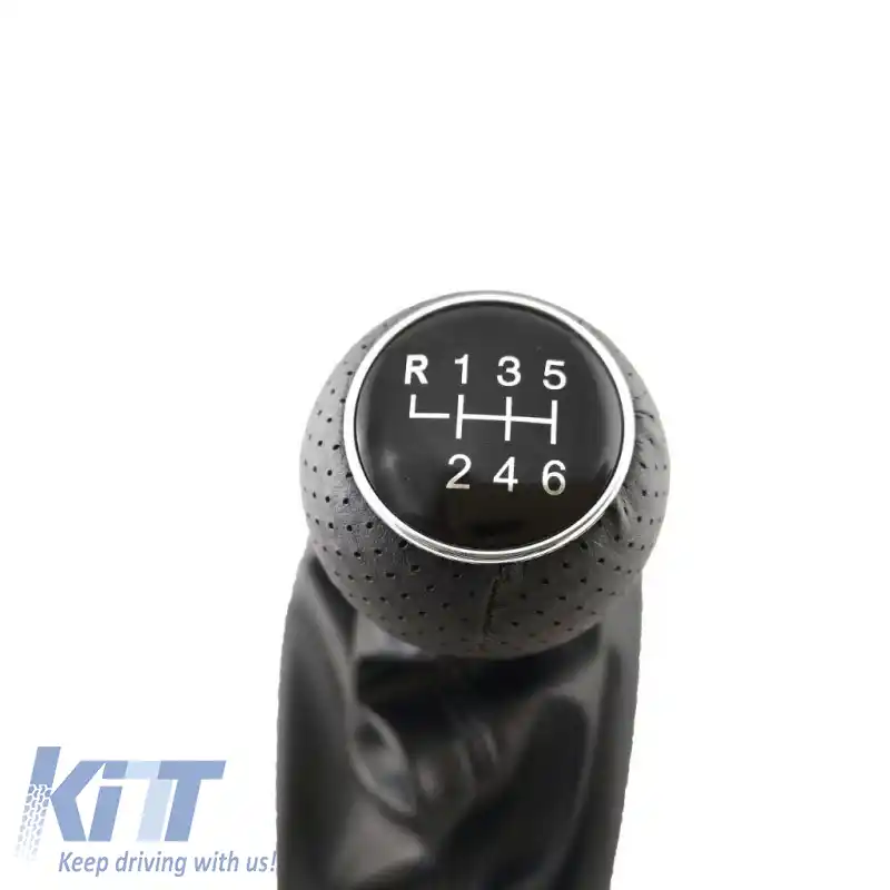 Mâner de schimb cu manșon negru potrivit pentru Audi A3 8L cu 6 viteze GK0203-image-6298445
