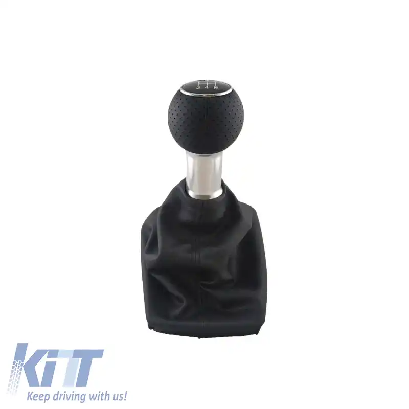 Mâner de schimb cu manșon negru potrivit pentru Audi A4 B6/B7 cu 5 viteze GK0201-image-6298448