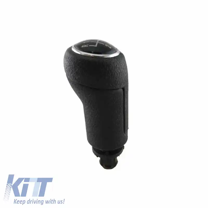 Mâner de schimb negru potrivit pentru Audi A3 8L, 8P / A4 B5, B6, B7 / A6 4F / TT 8N cu 5 viteze GK0232-image-6296211