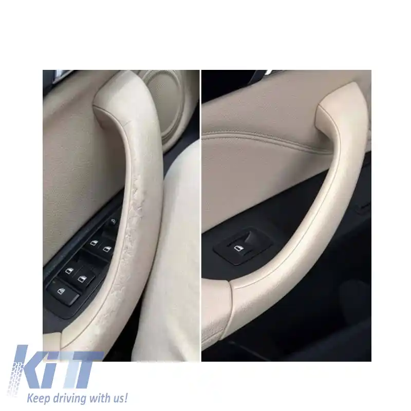 Mâner de ușă (în interiorul mașinii) potrivit pentru Bmw X1 F48 15-22 Ușa din față și din spate stânga exterioară 1 bucată bej închis-image-6313390