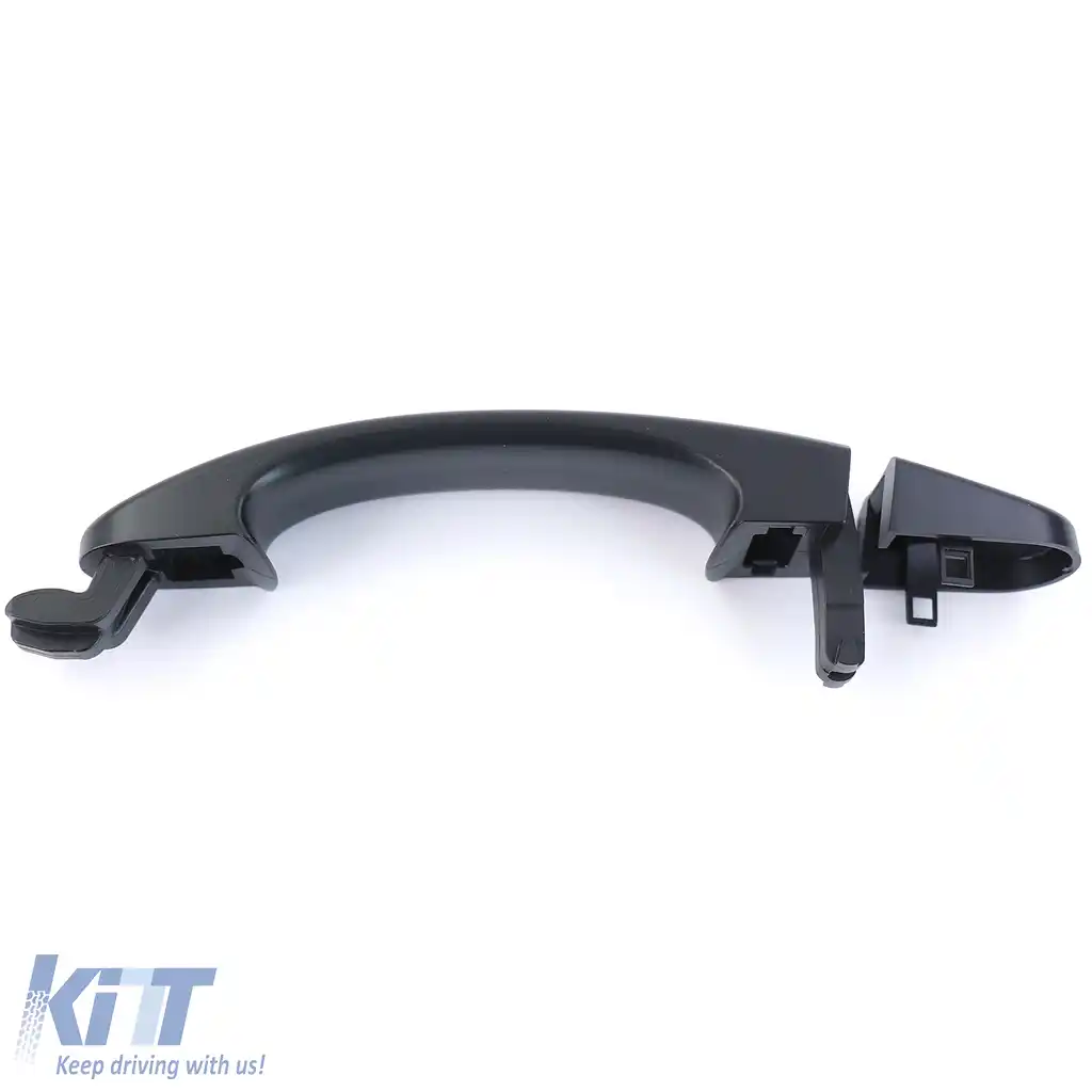 Mâner exterior negru ușă pasager dreapta pentru VW Bus T5 03-09-image-6202985