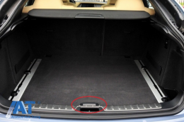 Maner interior pentru polita portbagaj Negru compatibil cu BMW Seria 5 E61 (2003-2010) X5 E70 (2007-2013) X6 E71 E72 (2008-2015)-image-6086173