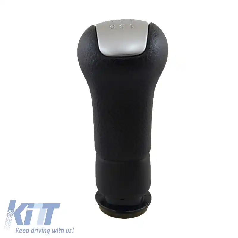 Mâner schimbător de viteze Negru/Chrome potrivit pentru Nissan Qashqai J10 5 cu 5 viteze GK1601-image-6298397