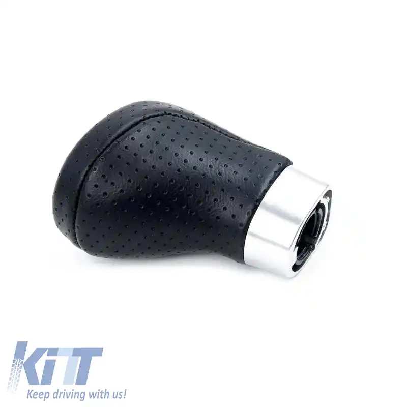 Mâner schimbător de viteze potrivit pentru BMW Negru / Argintiu cu aspect de 5 viteze E90-image-6311407
