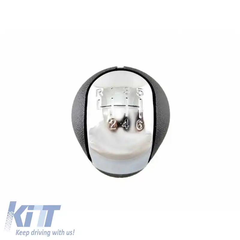 Mâner schimbător negru/ crom, potrivit pentru Opel Vectra C cu 6 viteze GK0944-image-6296615