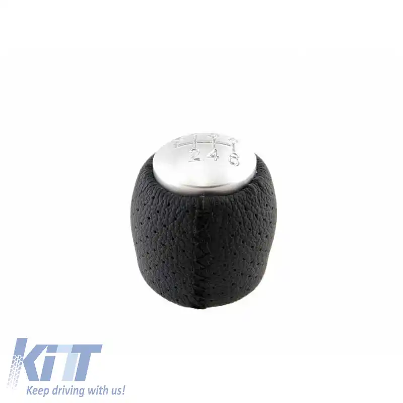 Mâner schimbător negru/nichel potrivit pentru Alfa Romeo 159 / Spider / Brera cu 6 viteze GK1203-image-6296585