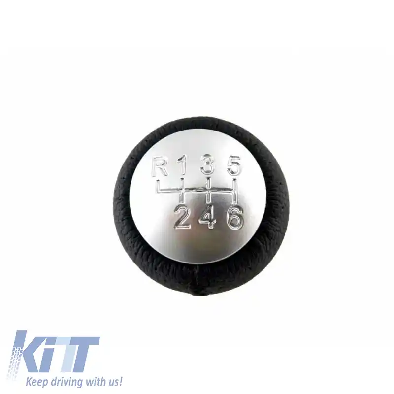 Mâner schimbător negru/nichel potrivit pentru Alfa Romeo 159 / Spider / Brera cu 6 viteze GK1203-image-6296587