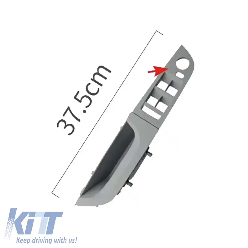 Mâner ușă (în interiorul mașinii) & Panou comutator fereastră potrivit pentru Bmw 3 E90 05-11 Ușa din față stânga (șofer) 37,5cm Gri-image-6304914