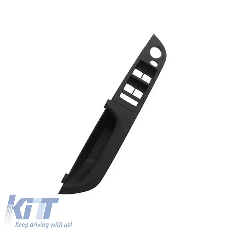 Mâner ușă (în interiorul mașinii) & Panou comutator fereastră potrivit pentru Bmw 3 E90 05-11 Ușa din față stângă (șofer) 37,5cm Negru-image-6304916