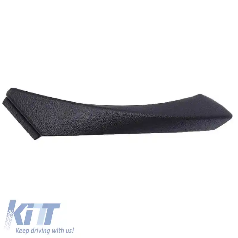 Mâner ușă (în interiorul mașinii) potrivit pentru Bmw 3 E90 05-11 Ușa din spate stânga Set 2 bucăți Negru-image-6297298