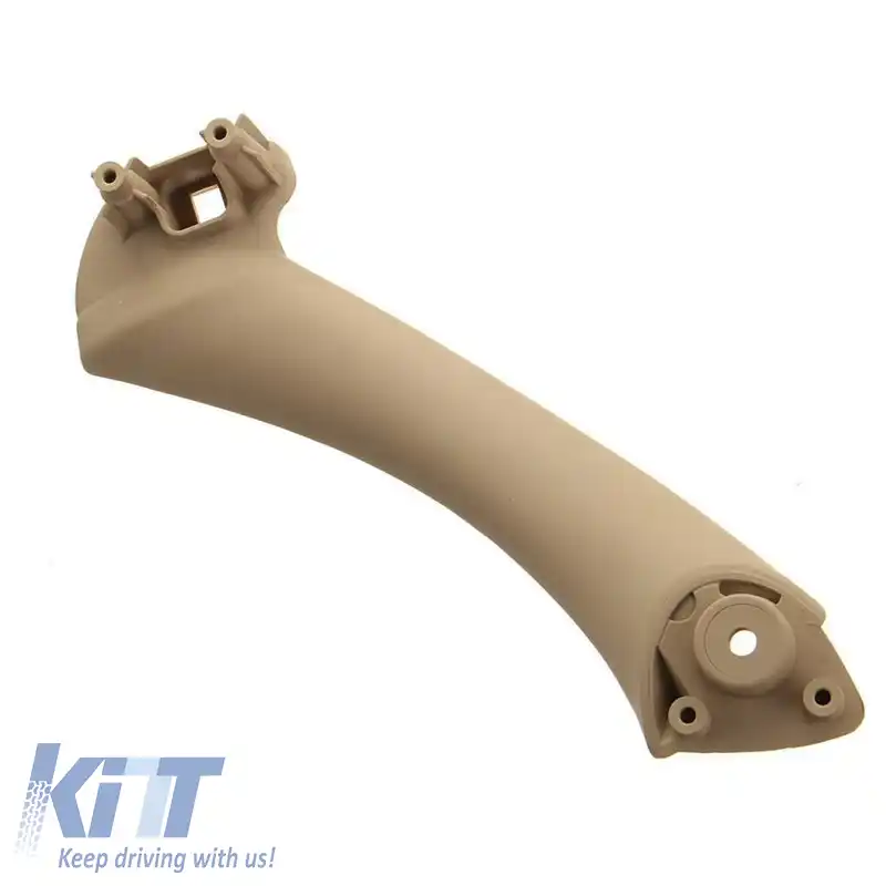 Mâner ușă (în interiorul mașinii) potrivit pentru Bmw 3 E90 05-11 Ușa din spate stânga Set 2 bucăți Bej-image-6297539