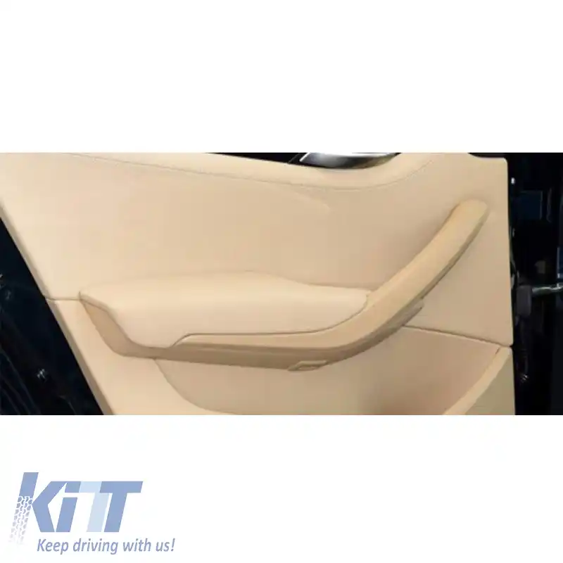 Mâner ușă (în interiorul mașinii) potrivit pentru Bmw X1 E84 09-15 Stânga Extern Față & Spate 1 Bucată Bej-image-6312460