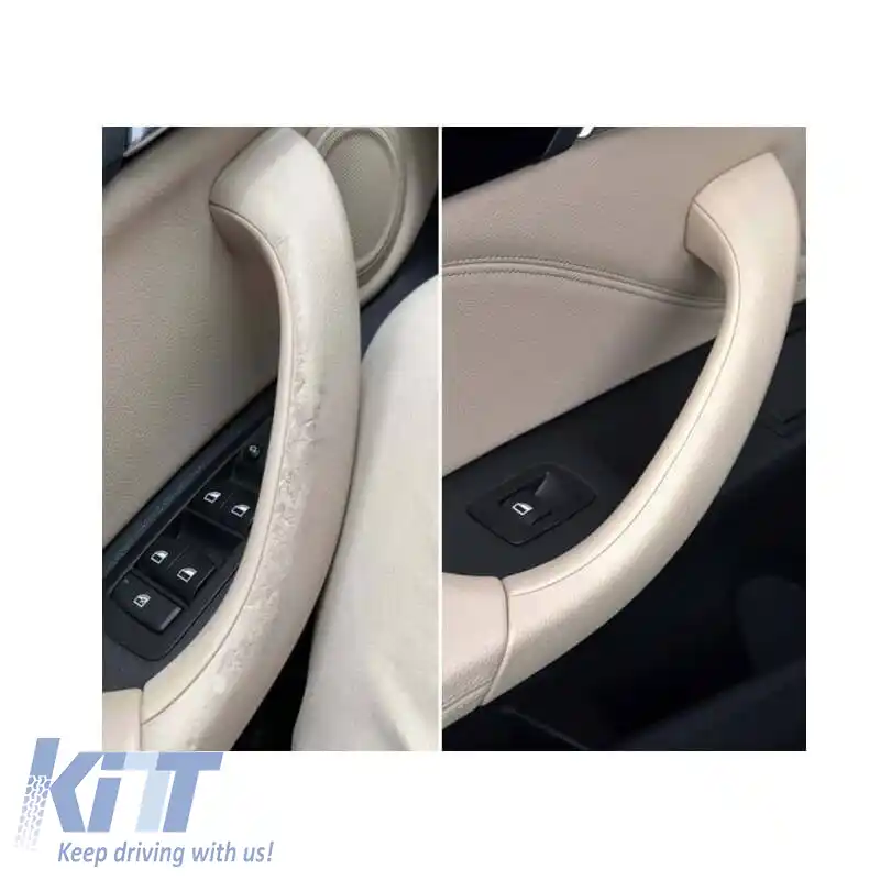 Mâner ușă (în interiorul mașinii) potrivit pentru Bmw X1 F48 15-22 Ușa din față și din spate dreapta exterioară 1 bucată Negru-image-6313404