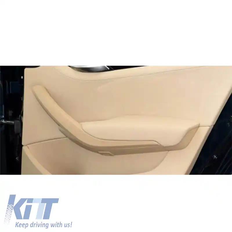 Mâner ușă (în interiorul mașinii) potrivit pentru Bmw X1 E84 09-15 Ușa din față și din spate dreapta exterioară 1 bucată bej-image-6313416