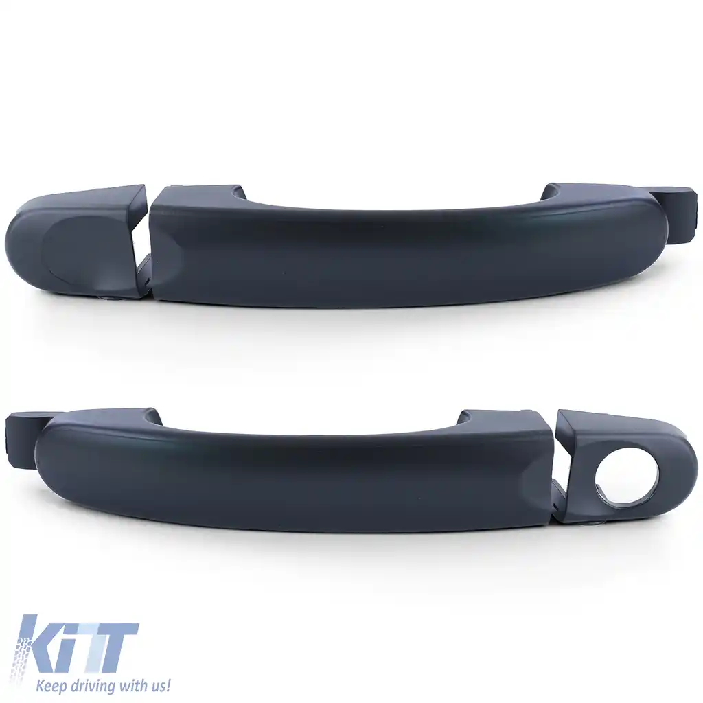 Manere exterioare negre pereche stânga dreapta, potrivite pentru VW Bus T5 03-09-image-6202991