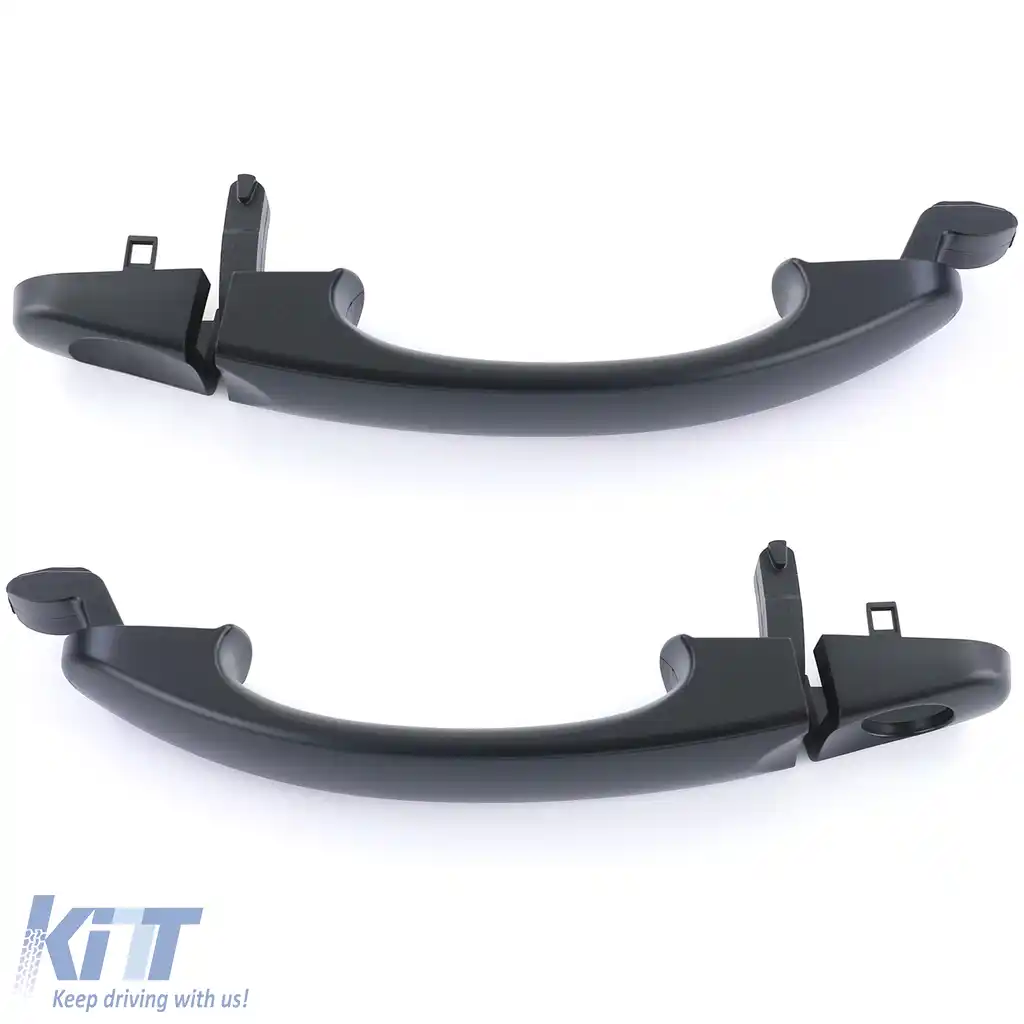 Manere exterioare negre pereche stânga dreapta, potrivite pentru VW Bus T5 03-09-image-6202993