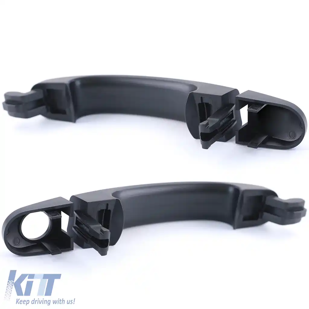 Manere exterioare negre pereche stânga dreapta, potrivite pentru VW Bus T5 03-09-image-6202995