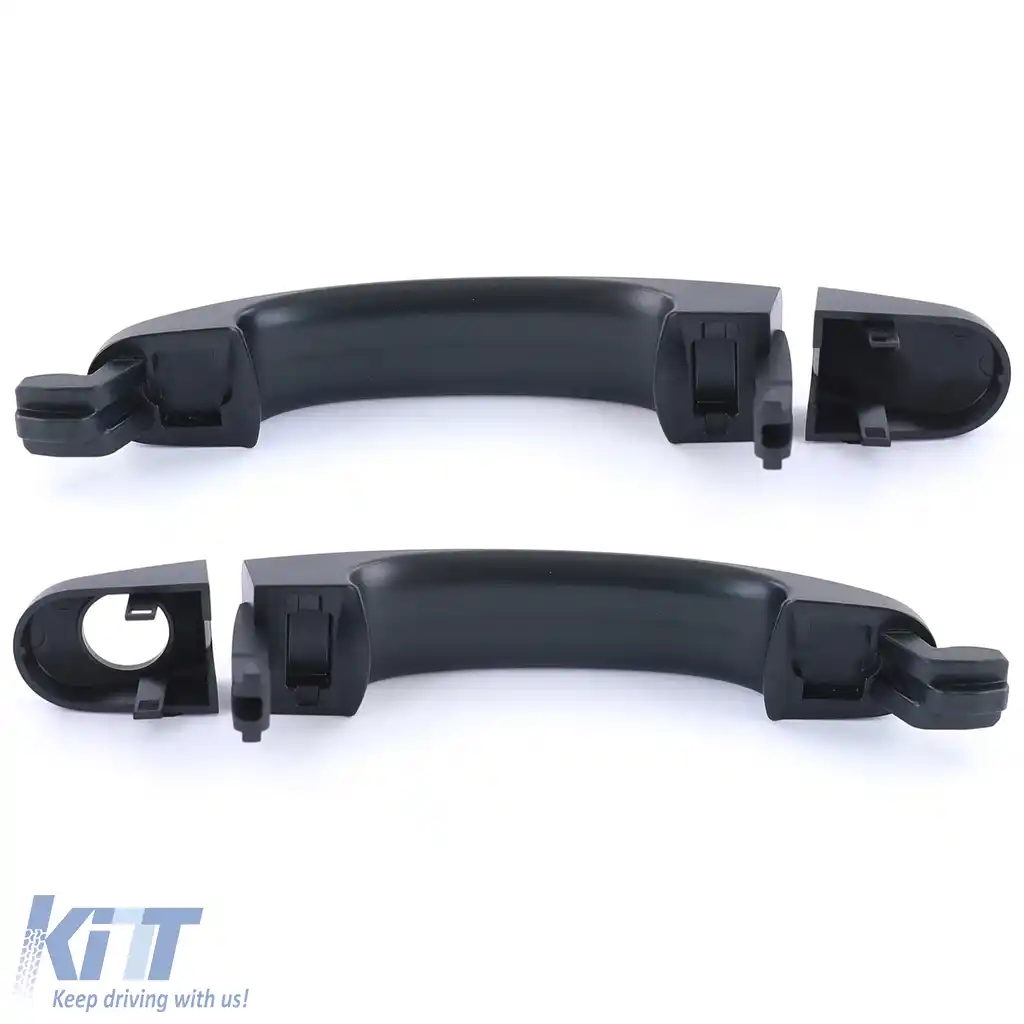 Manere exterioare negre pereche stânga dreapta, potrivite pentru VW Bus T5 03-09-image-6202997