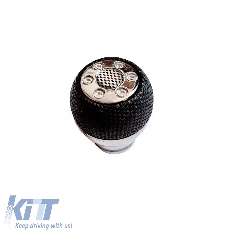 Mânere Schimbător Universal Negru/Chrome Rotund PVC Potrivit pentru Lift Reverse-image-6312367
