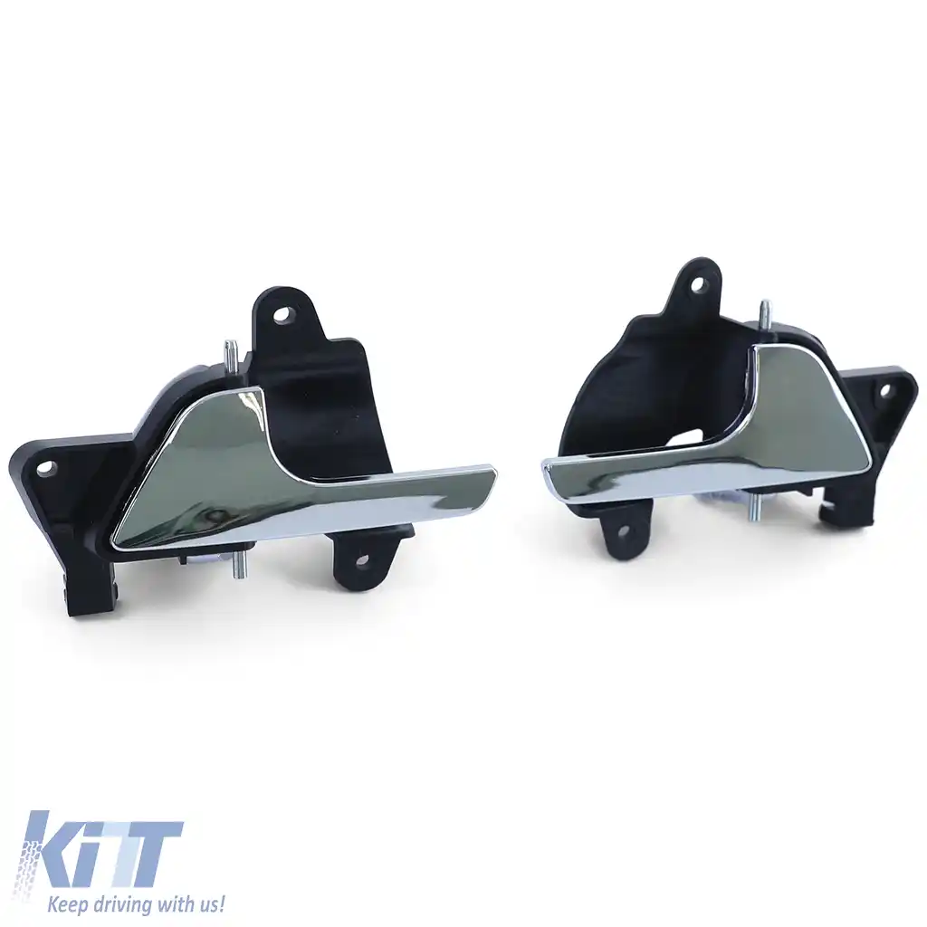 Mânere uși interioare cromate pereche stânga dreapta, potrivite pentru VW Bus T5 03-15-image-6193322
