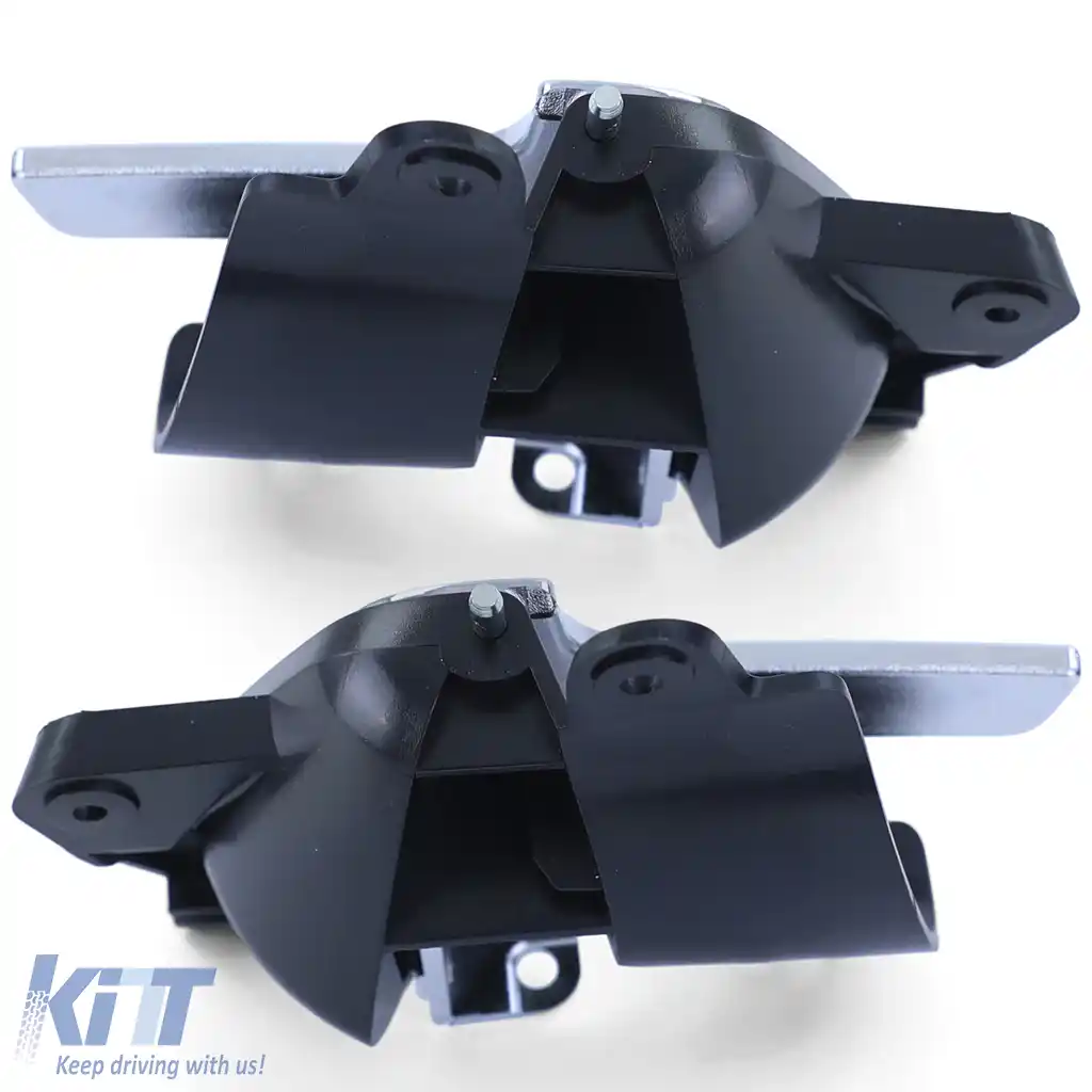 Mânere uși interioare cromate pereche stânga dreapta, potrivite pentru VW Bus T5 03-15-image-6193326