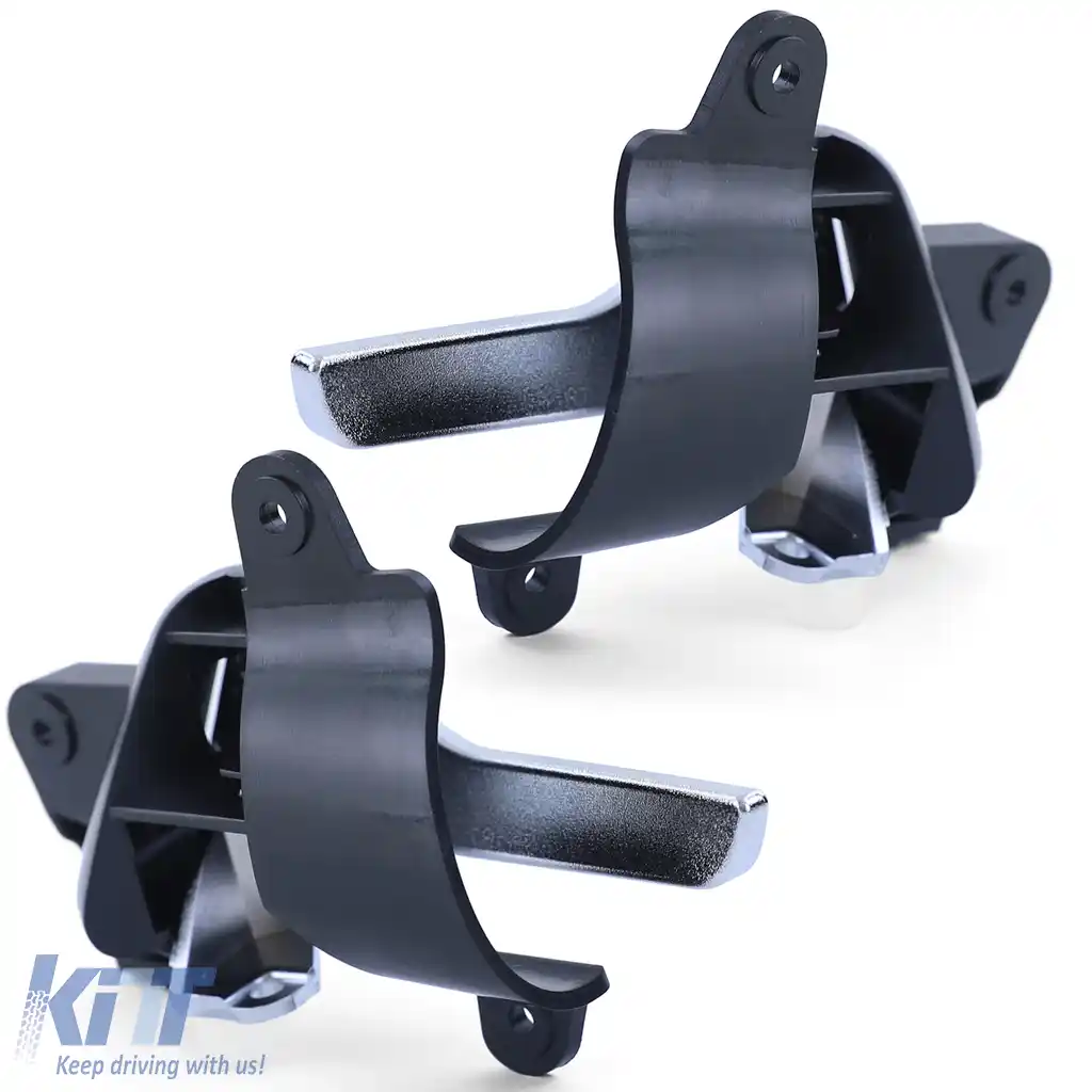 Mânere uși interioare cromate pereche stânga dreapta, potrivite pentru VW Bus T5 03-15-image-6193327