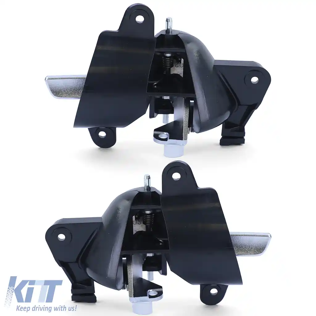Mânere uși interioare cromate pereche stânga dreapta, potrivite pentru VW Bus T5 03-15-image-6193329