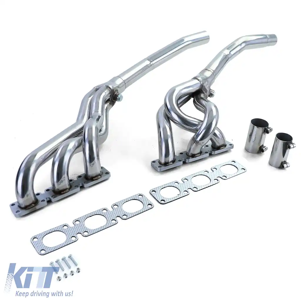image-11-Manifold de evacuare din oțel inoxidabil pentru curse se potrivește la BMW Seria 3 E36 320i 24v + 325i 24v M50