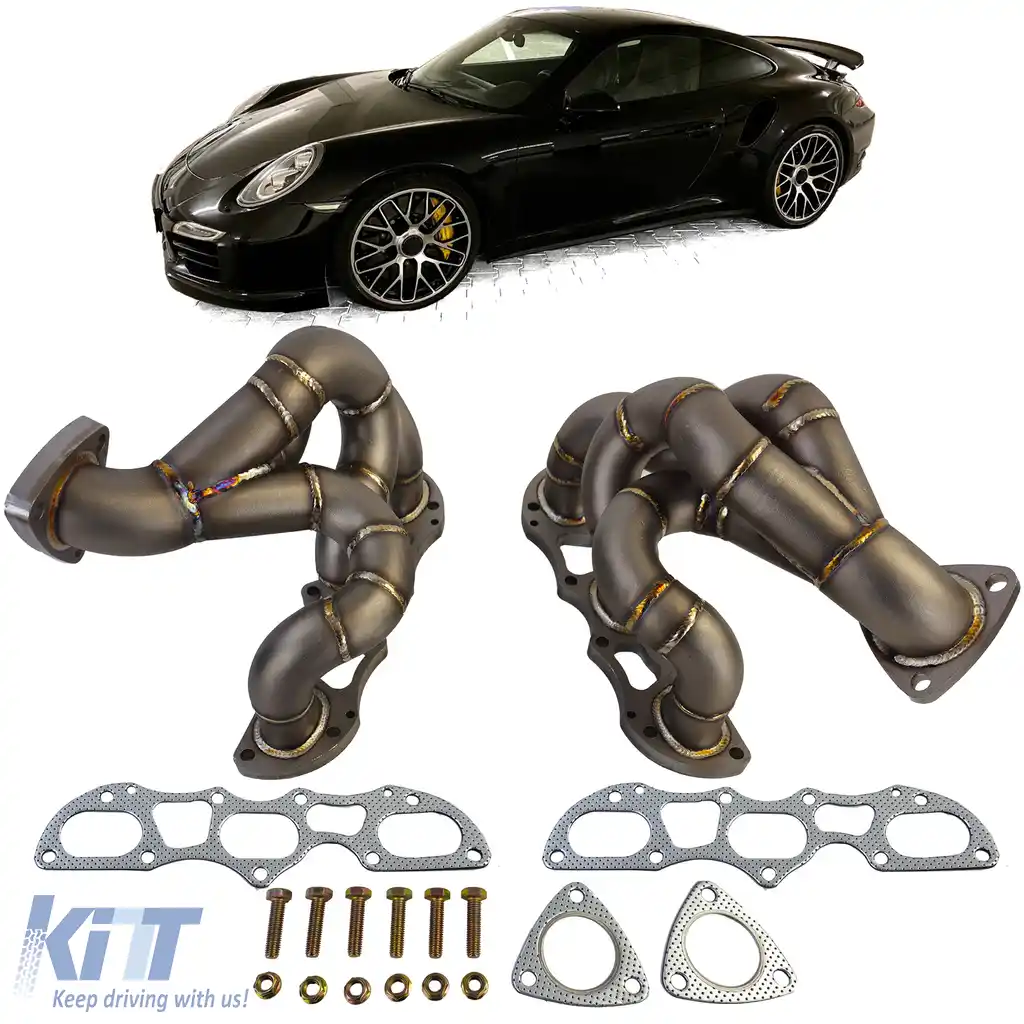 Manifold de evacuare din oțel inoxidabil pentru Porsche 991.2 Turbo + Turbo S 3.8L 16-20