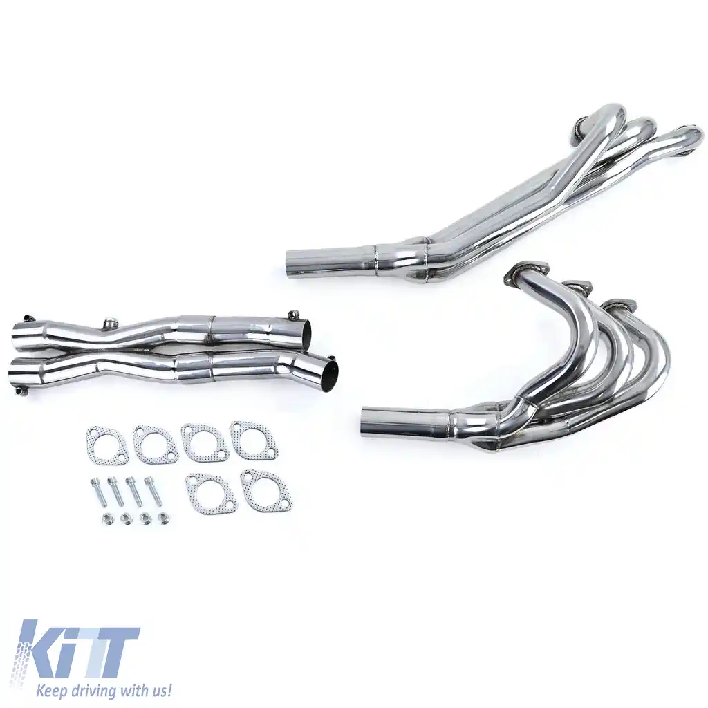 Manifold de evacuare din oțel inoxidabil pentru curse se potrivește la BMW Seria 3 E30 6 cilindri. 320 323 325 M20-image-6250439