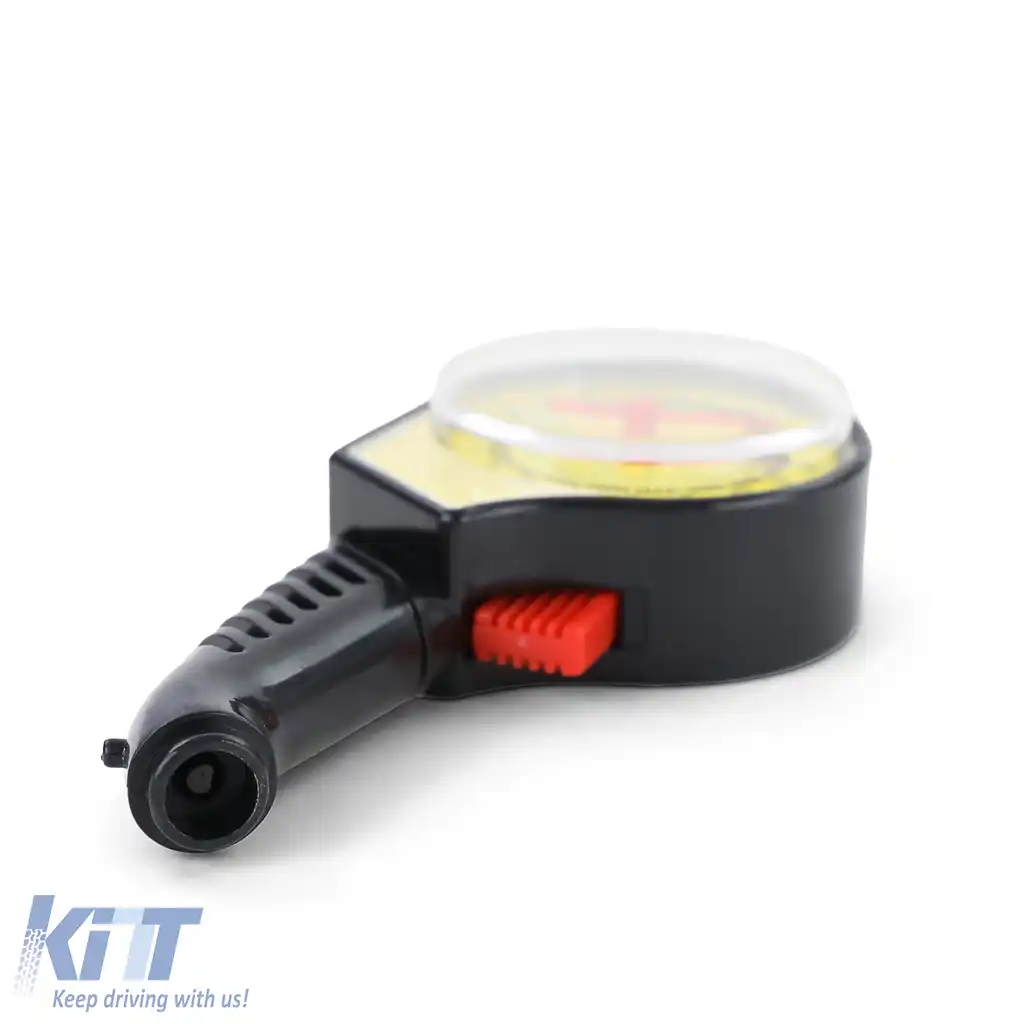 Manometru analogic pentru testarea presiunii aerului în anvelope pentru mașină, auto, vehicul, motocicletă-image-6258242