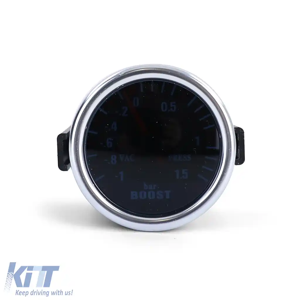 Manometru auxiliar de presiune de boost de 52mm Black Magic pentru instalare iluminat-image-6196472