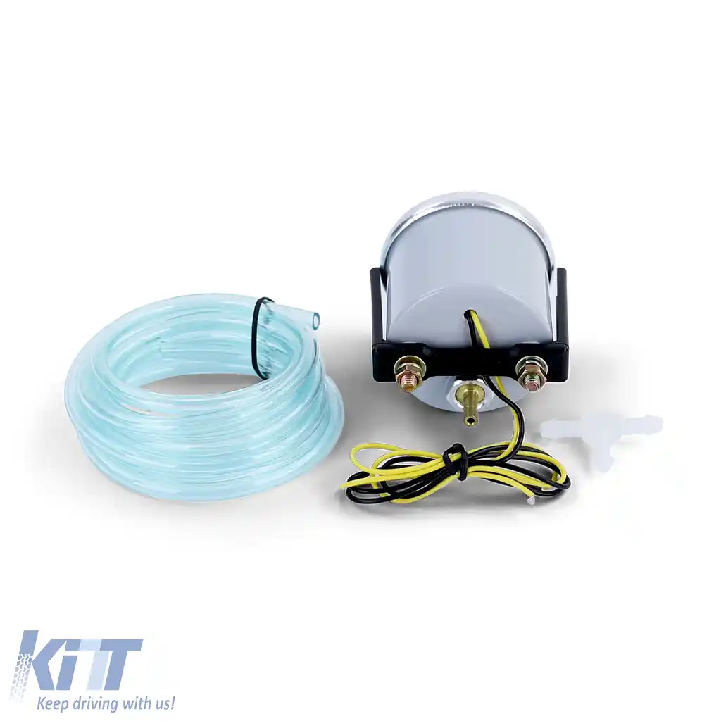 Manometru auxiliar de presiune de boost de 52mm Black Magic pentru instalare iluminat-image-6196475