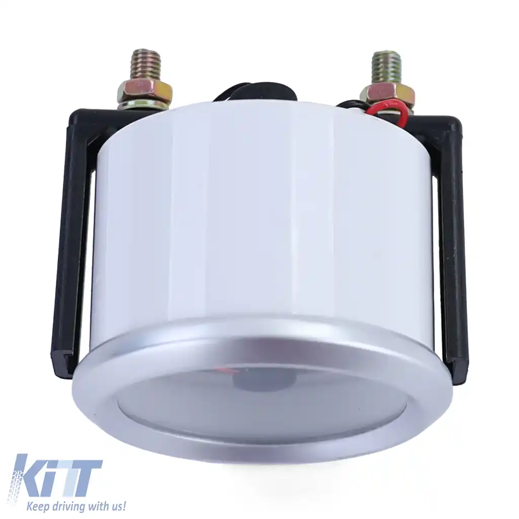 Manometru auxiliar de temperatură a uleiului de 52 mm, aspect carbon, pentru instalare iluminat-image-6191300