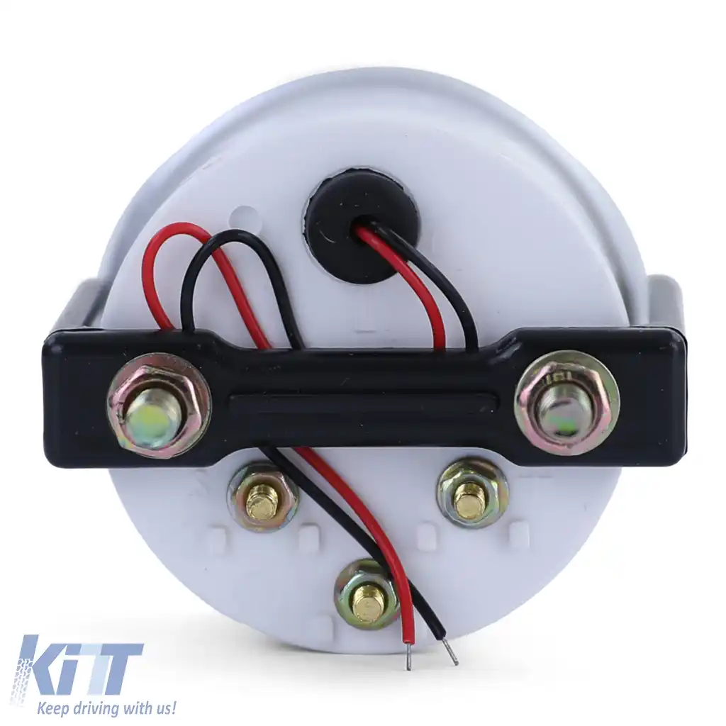 Manometru auxiliar de temperatură a uleiului de 52 mm, aspect carbon, pentru instalare iluminat-image-6191302