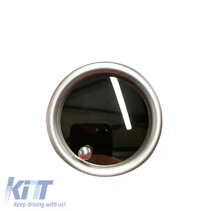Manometru de presiune a uleiului Racesport Look oglindă fumuriu 52mm cu 7 culori-image-6300668